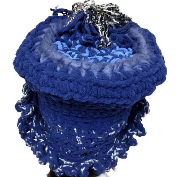 Slouchy, Beret, Top Type Hat OOAK Handmade Crochet Free Hand Women's One Size - Picture 7 of 8